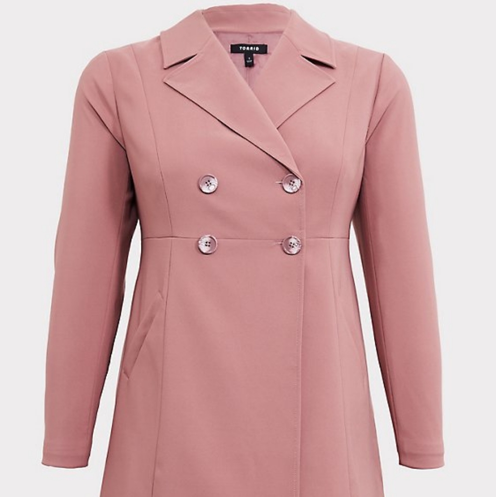 Torrid, Pea Dress Coat, 3x/4x, never worn